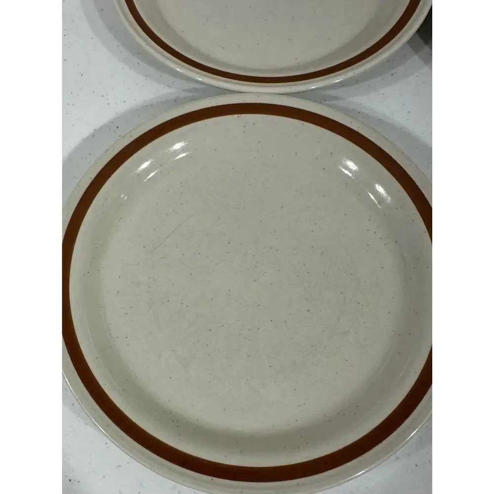Autumn‎ Collection Stoneware Sanibel Lot of 4 Dessert Plates Japan MCM